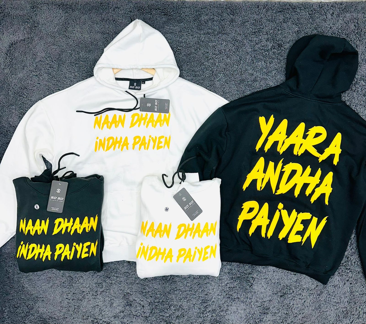 Yaarda Andha Paiyen Naan Dhawan Andha Paiyen Hoodies
