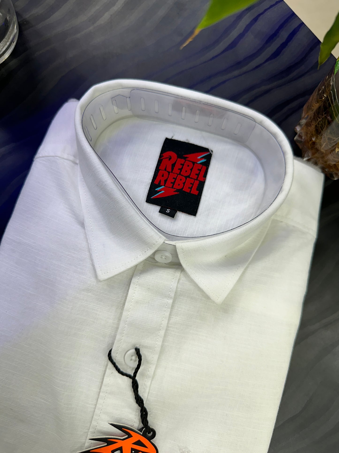 Rebel White Linen Shirts