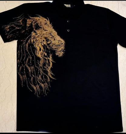 Narnia Lion Gold Stone Tshirt