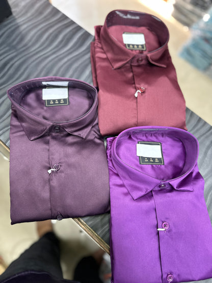 Partywear Satin Shirts