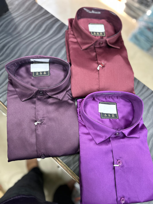 Partywear Satin Shirts